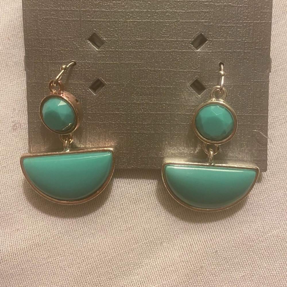 Turquoise Earrings -Liz Claiborne
